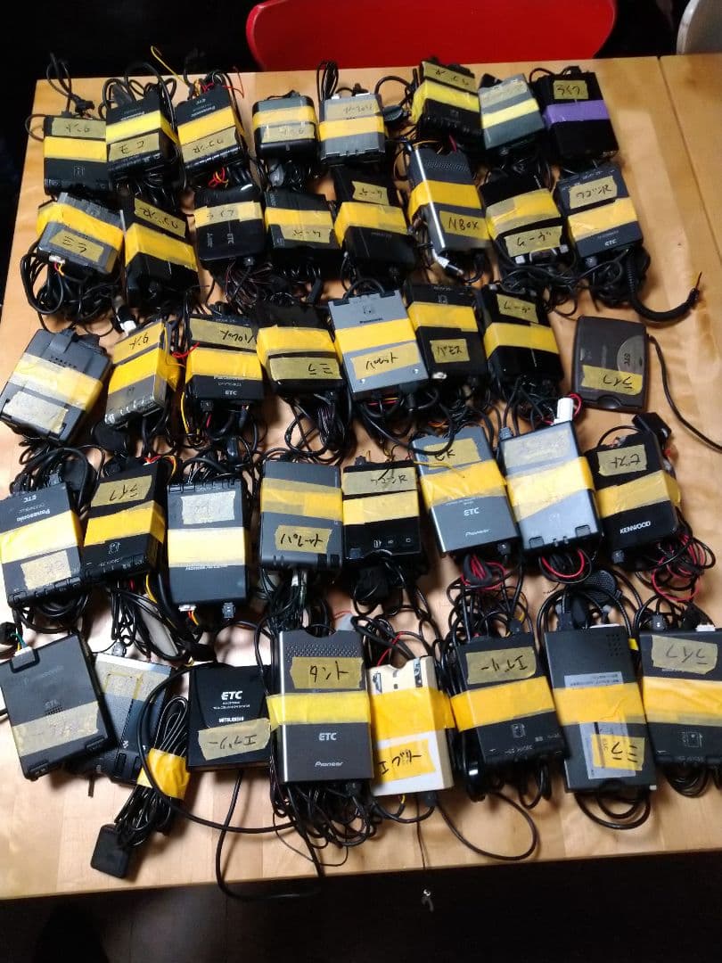 ETC車載器４０個軽自動車外し