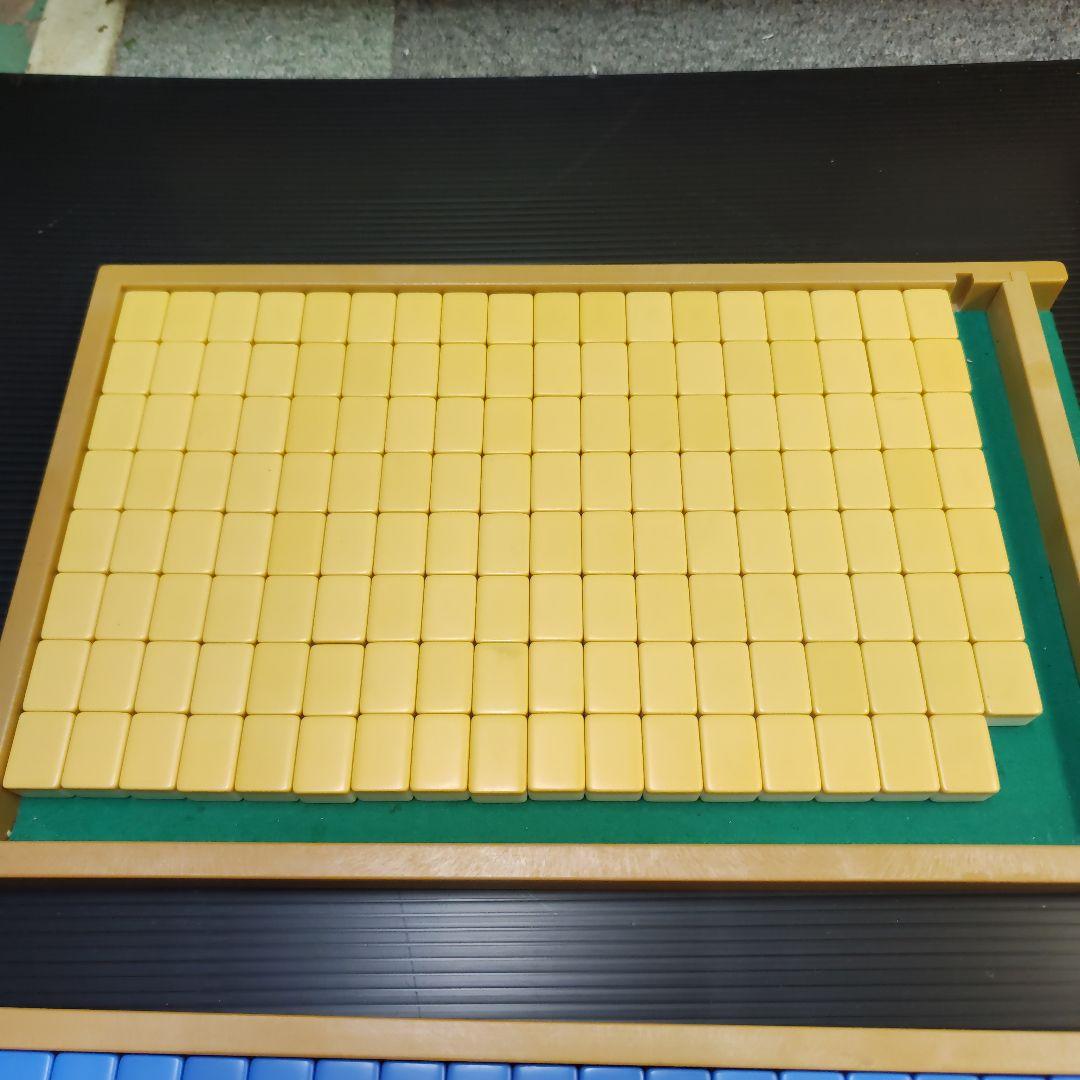 マツオカ　センチュリー　BG牌　黄色青色2面　ゲタトレー付き