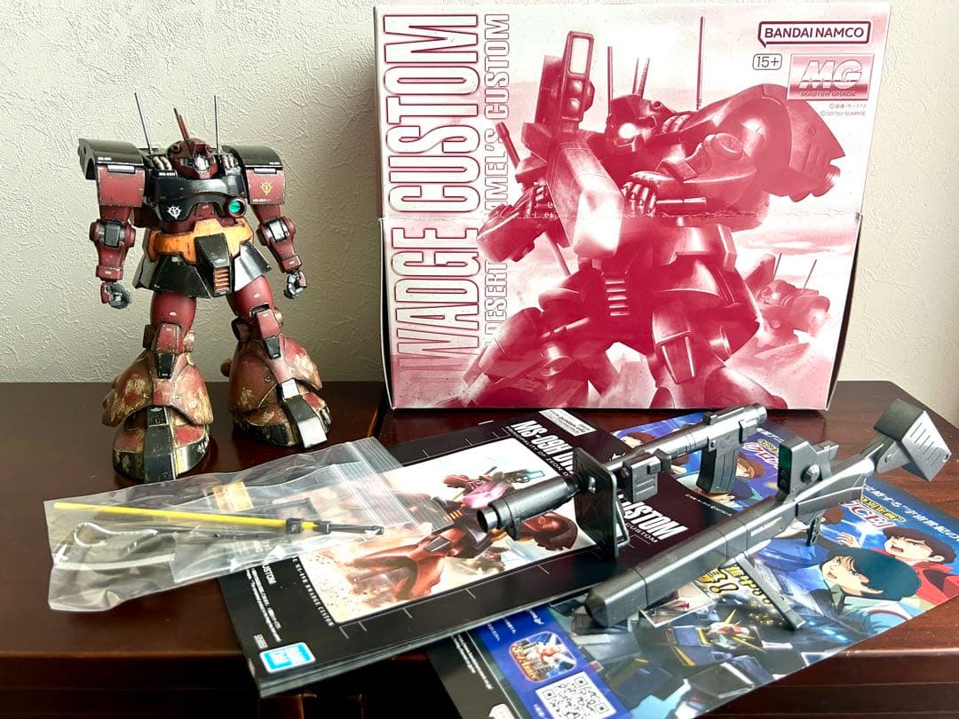 ガンプラ 【塗装済み完成品】MG 1/100 ドワッジ改 デザート・ロンメル機