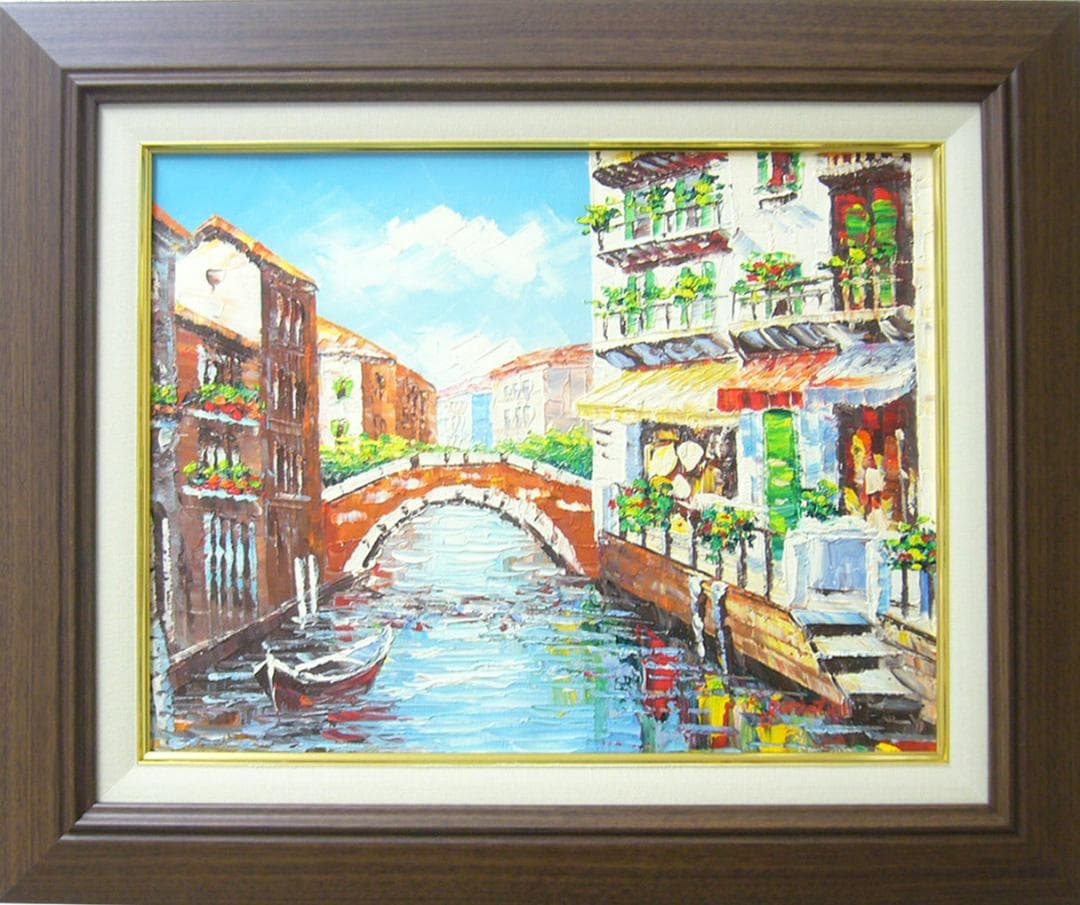 絵画 油絵 作者不詳 肉筆油絵 ヨーロッパの風景