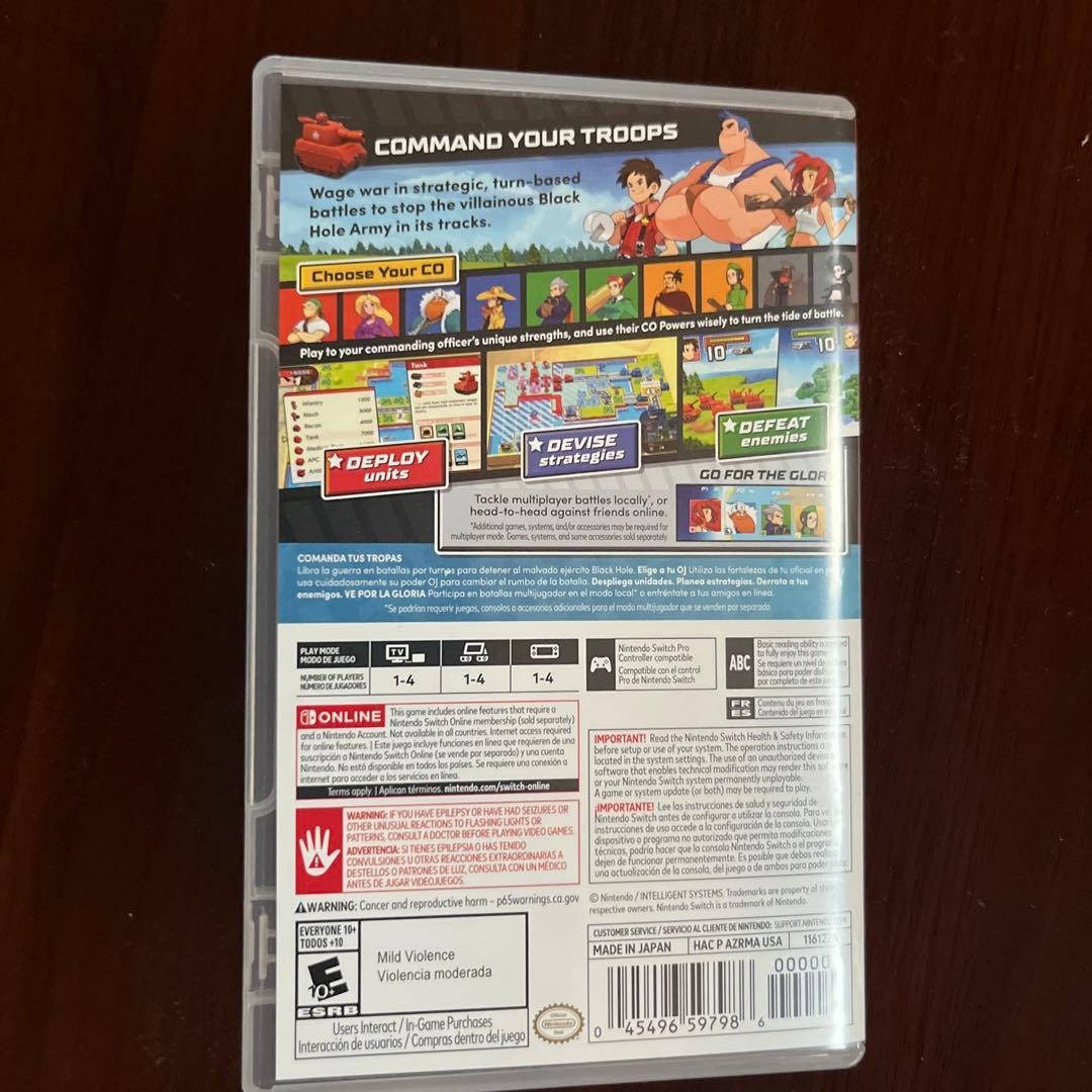 Advance Wars 1+2 アドバンスウォーズ Switch