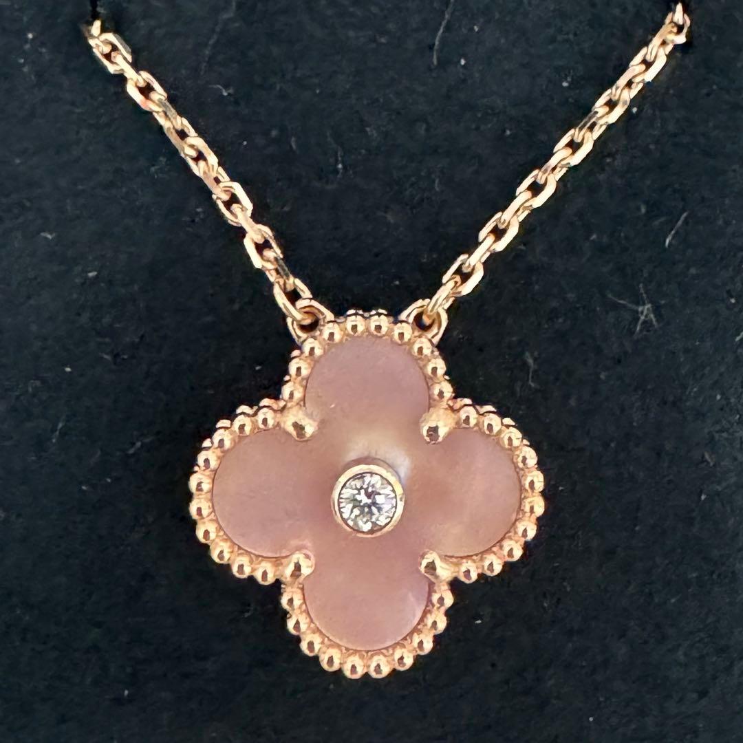 【希少】VCA 2025 ホリデー 20周年 ピンクMOP ネックレス 正規品