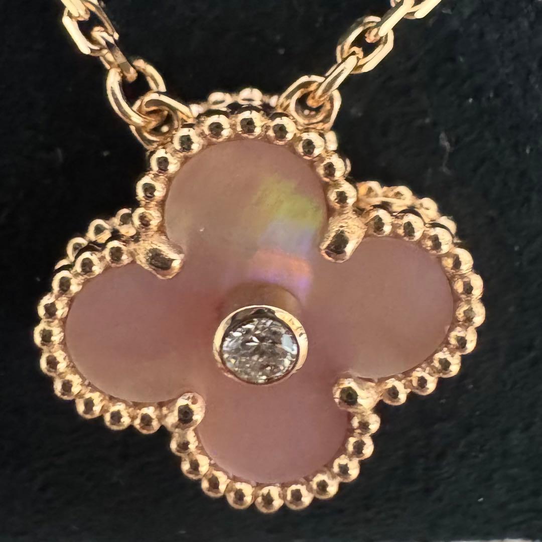 【希少】VCA 2025 ホリデー 20周年 ピンクMOP ネックレス 正規品