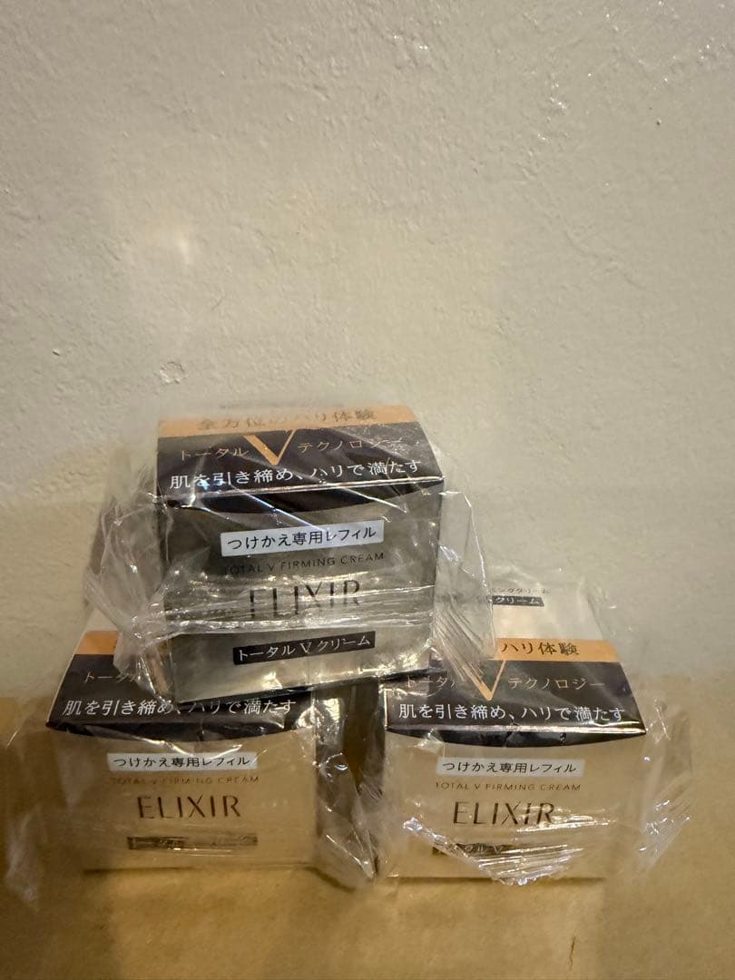 ELIXIR トータルV ファーミングクリーム 50g つけかえ用 3つ