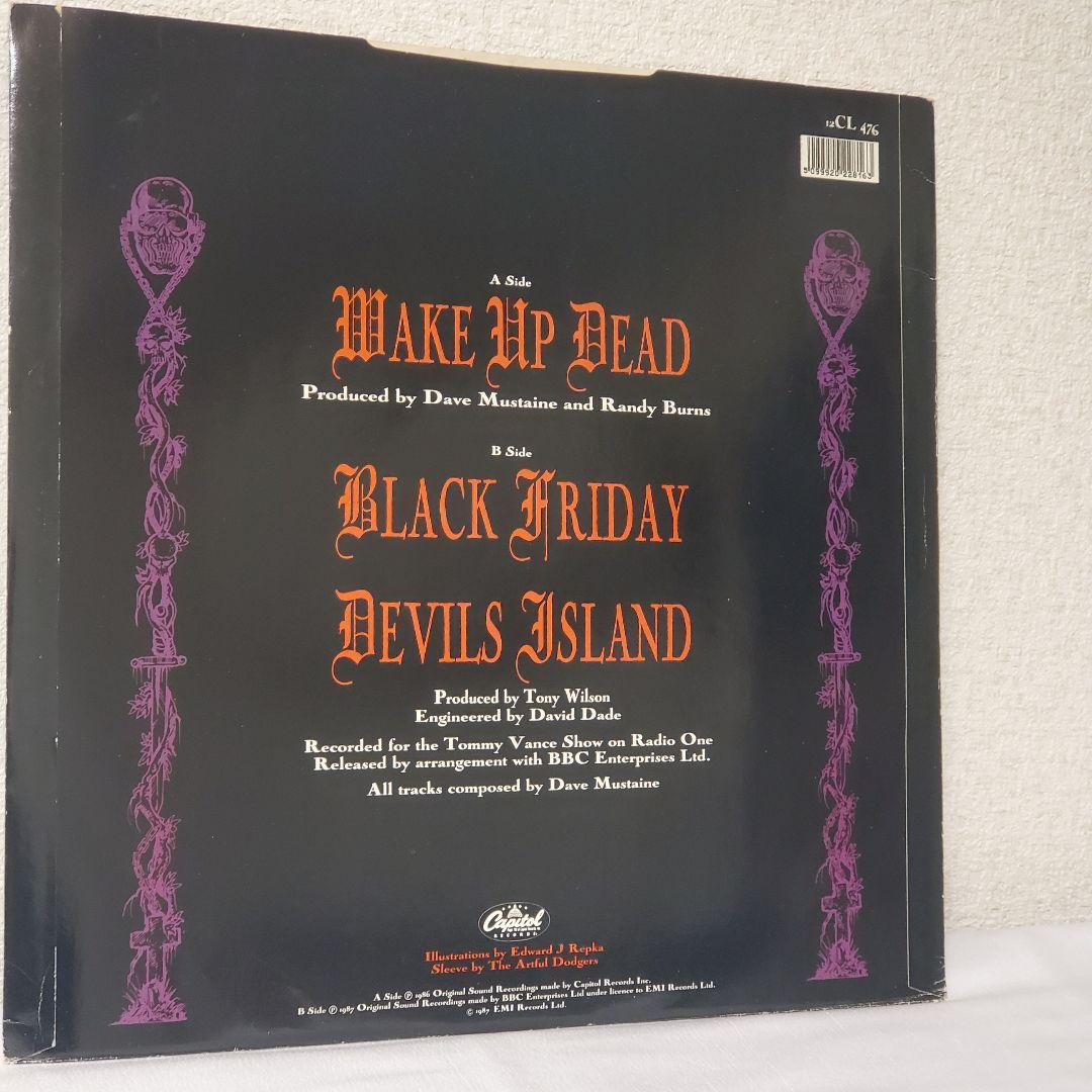 洋楽 MEGADETH WAKE UP DEAD 12inch