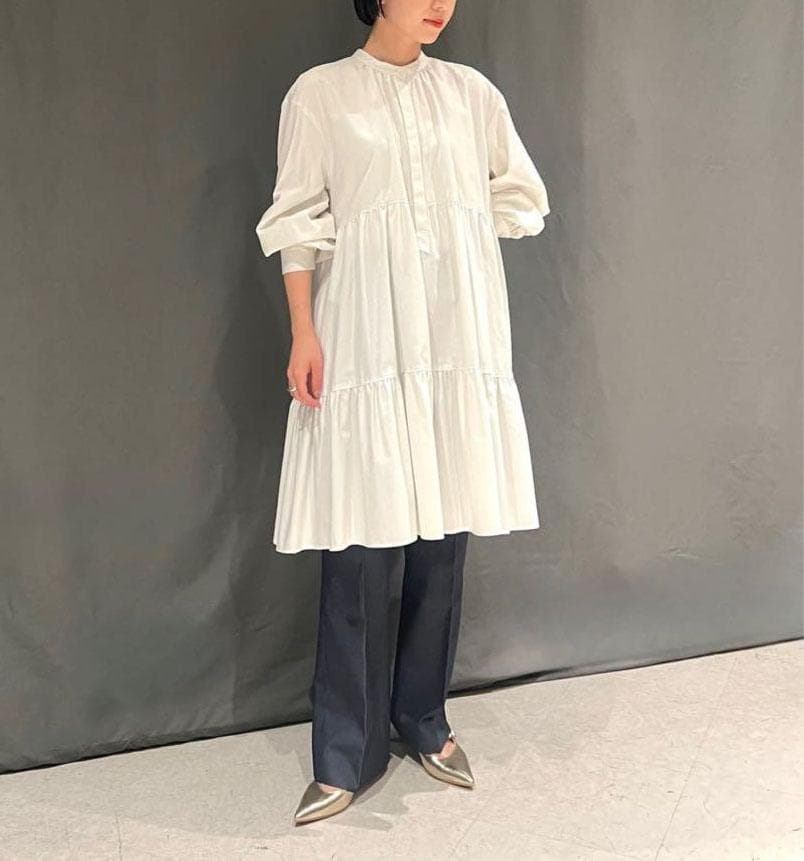 美品 ユナイテッドアローズ TOKYO 2,8万円 ティアードワンピース 529