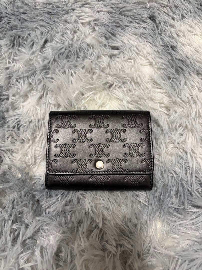 ゆ*パ様 CELINE ブラック レザー 名刺入れ