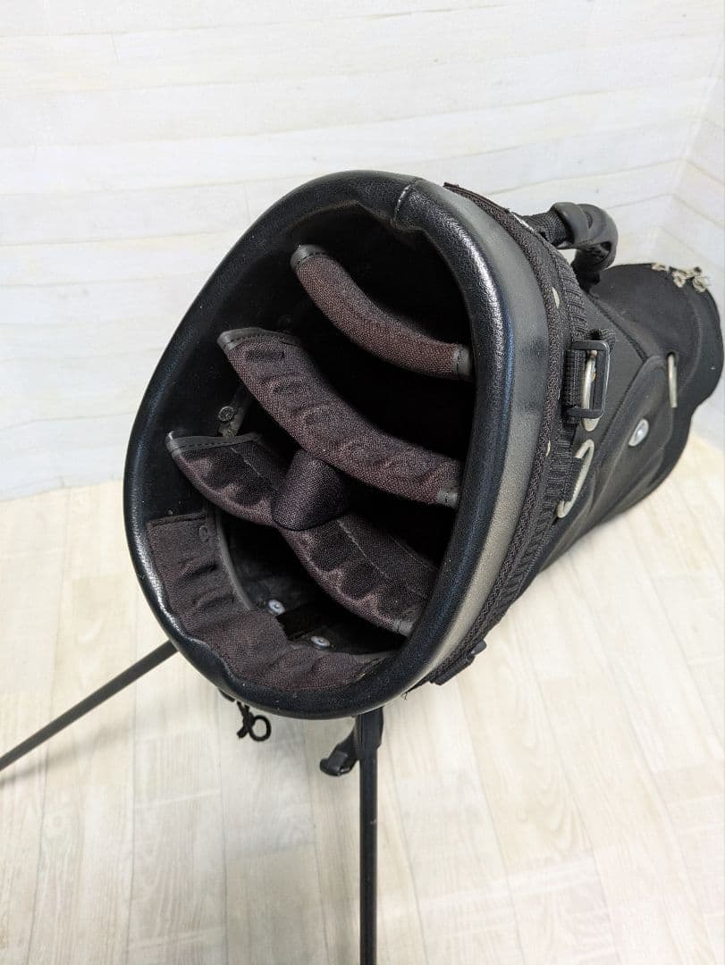 OAKLEY スタンド式キャディバック　オークリー　ブラックゴルフバッグ