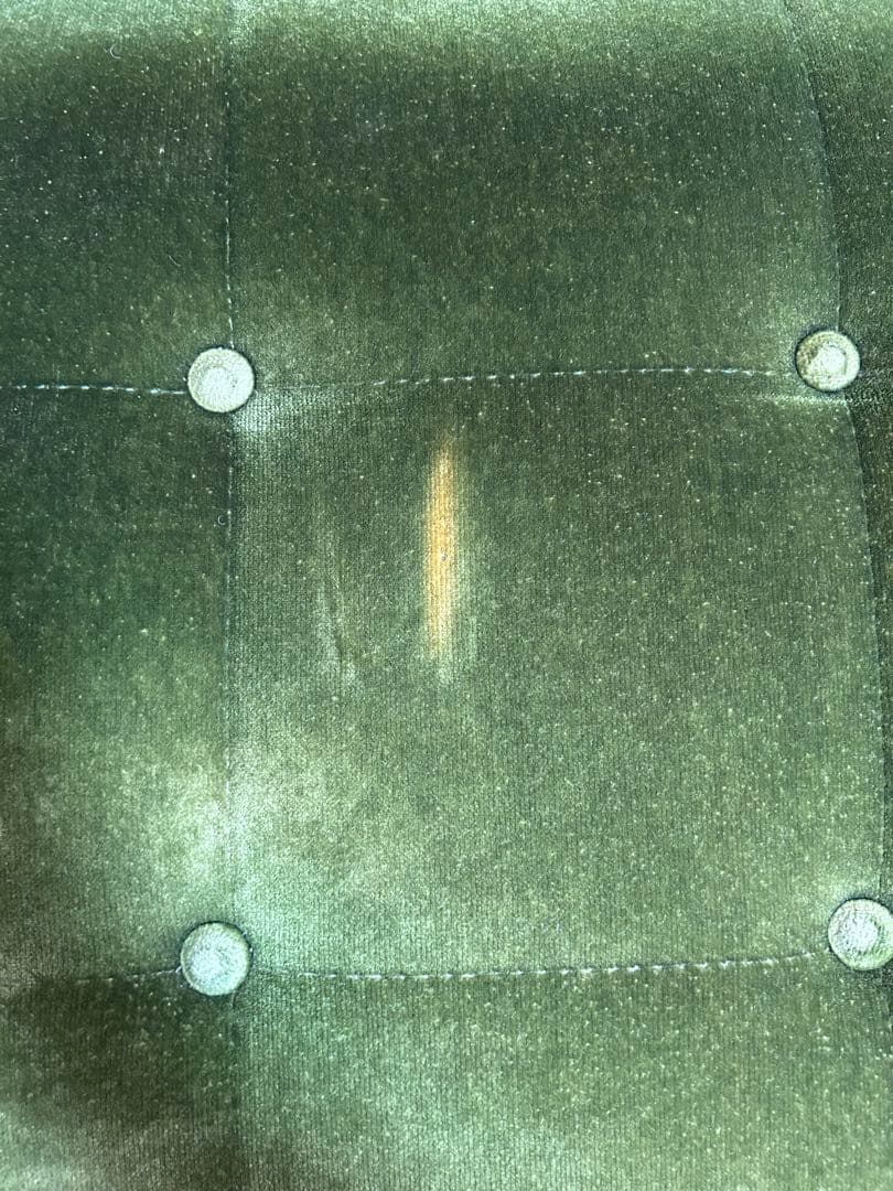 ポッキー【カリモク60】オリーブグリーン ベルベットソファ