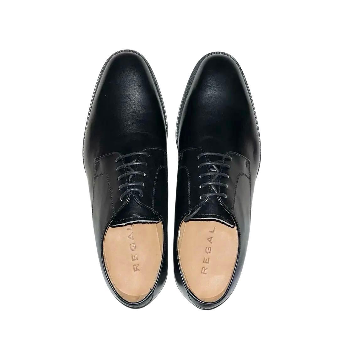 【新品同等品】◾️REGAL◾️プレーントゥ◾️W314◾️外羽根◾️レザー◾️ブラック