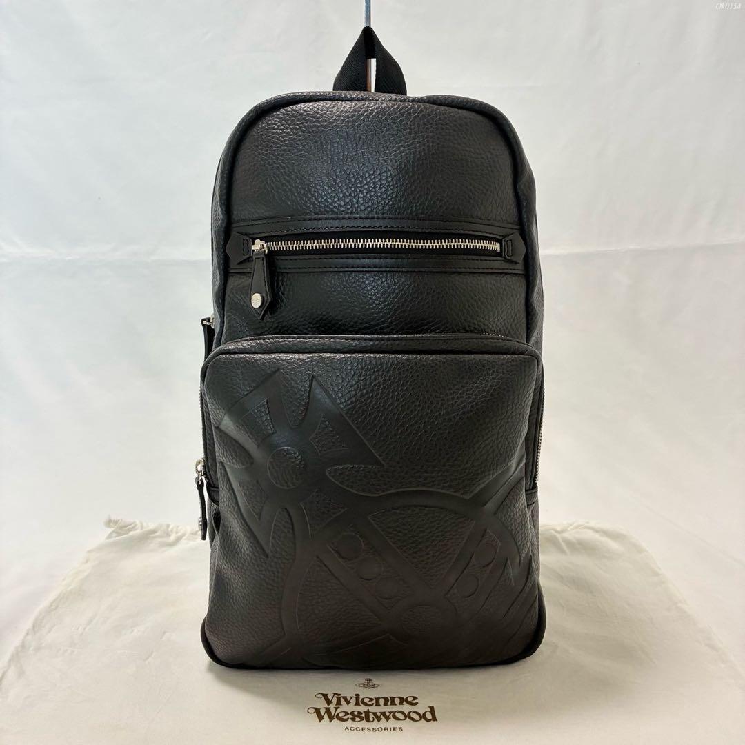 【極美品】ヴィヴィアンウエストウッド ハミルトン リュック レザー 黒 A4可