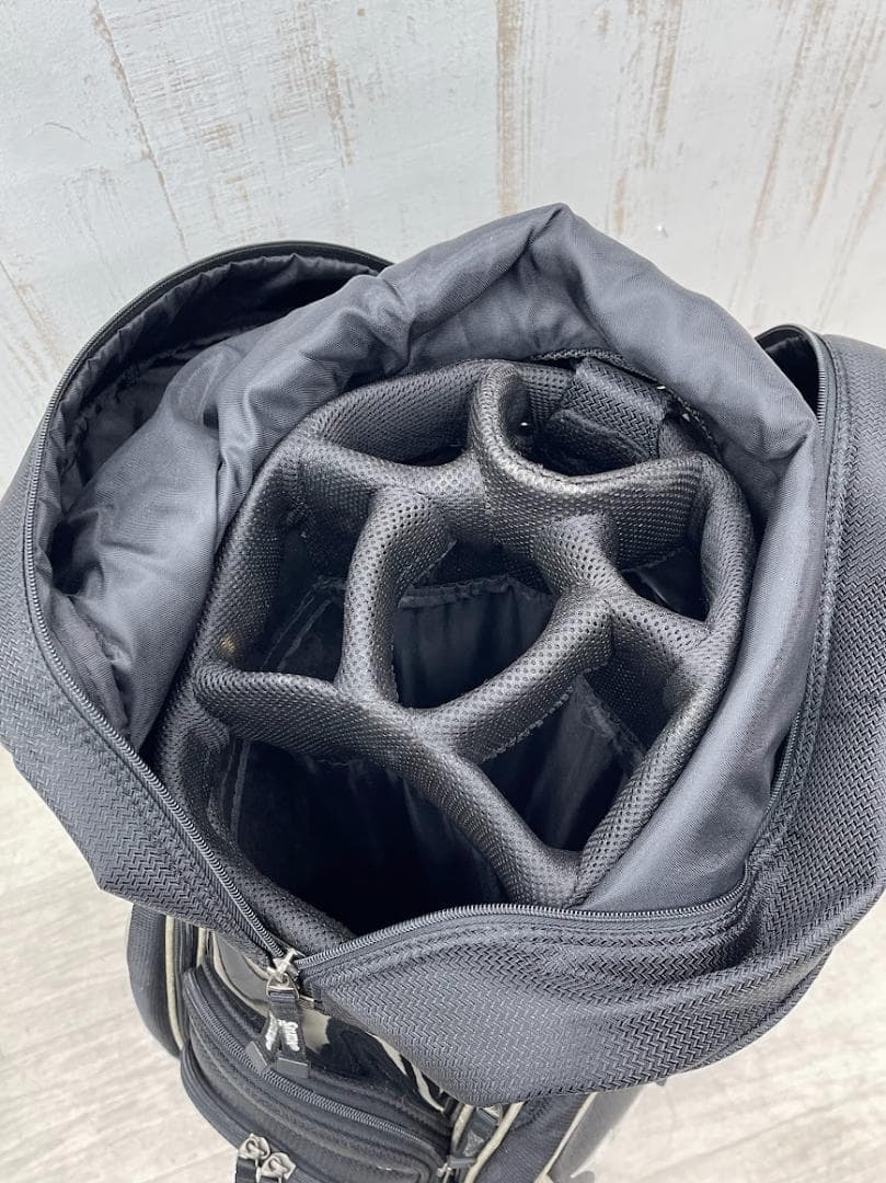 SRIXON キャディバッグ ゴルフバック 7分割 ブラック スリクソン