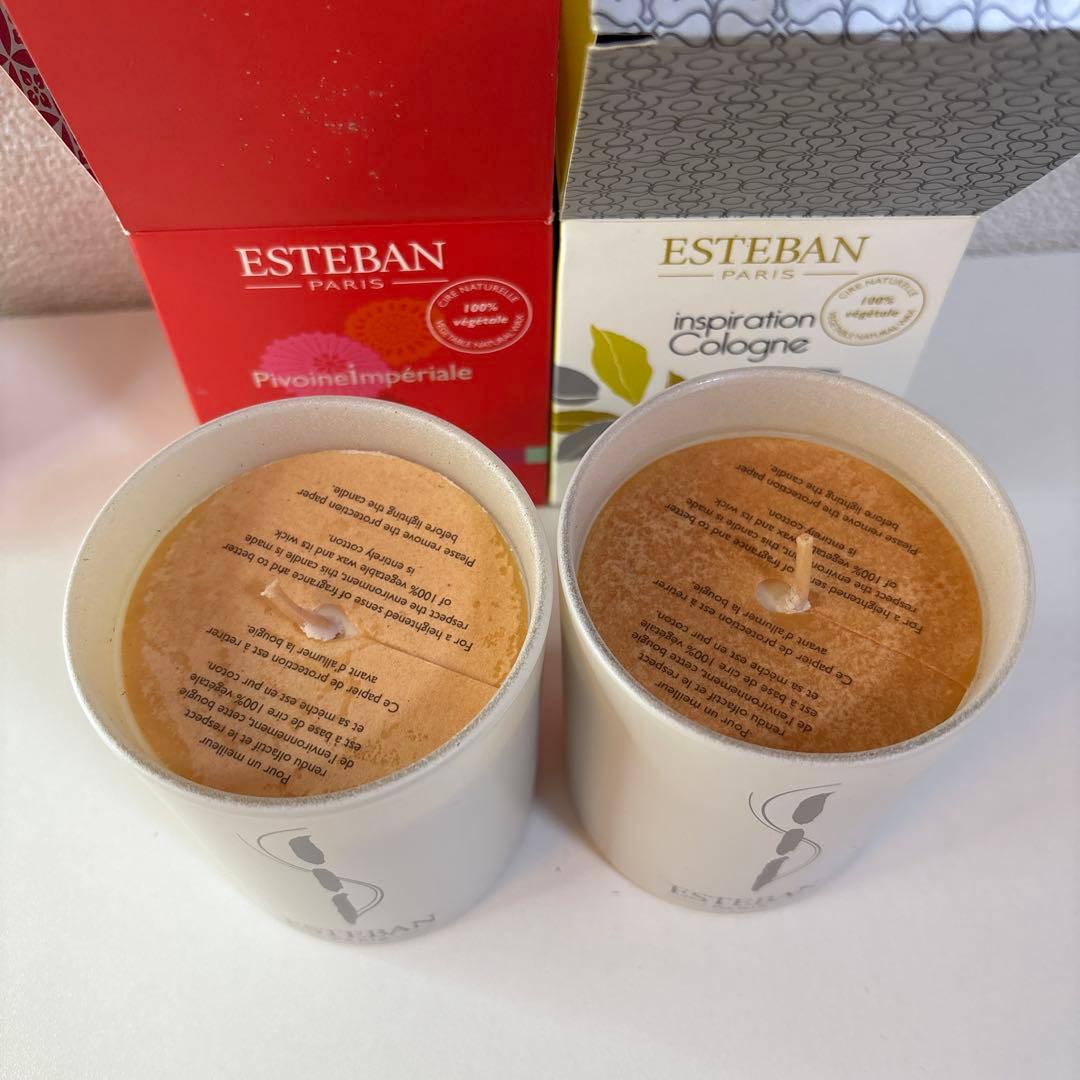 ESTEBAN 香りキャンドル 2種セット