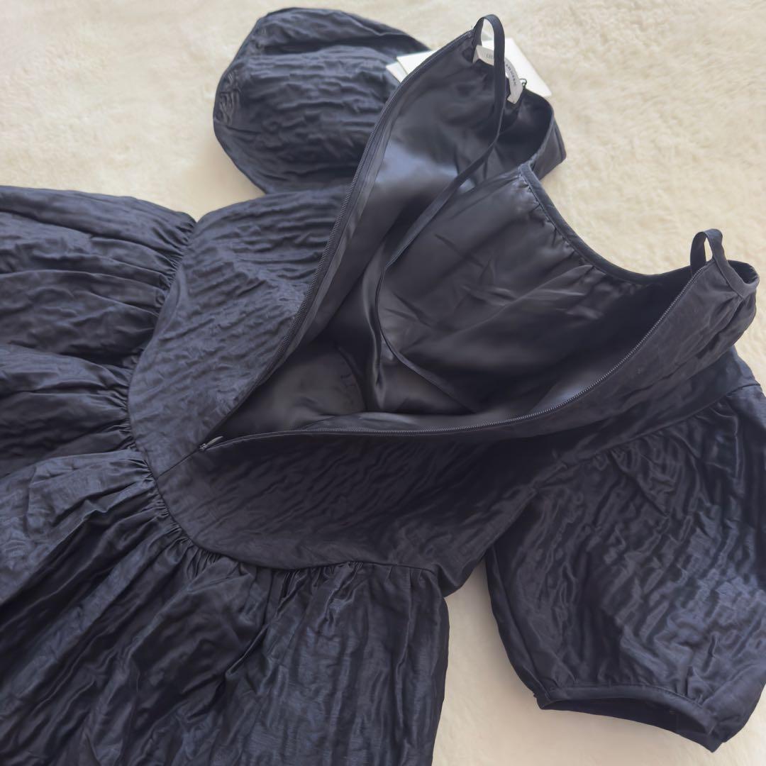 新品未使用　セシリーバンセン　THELMA DRESS ネイビー　M