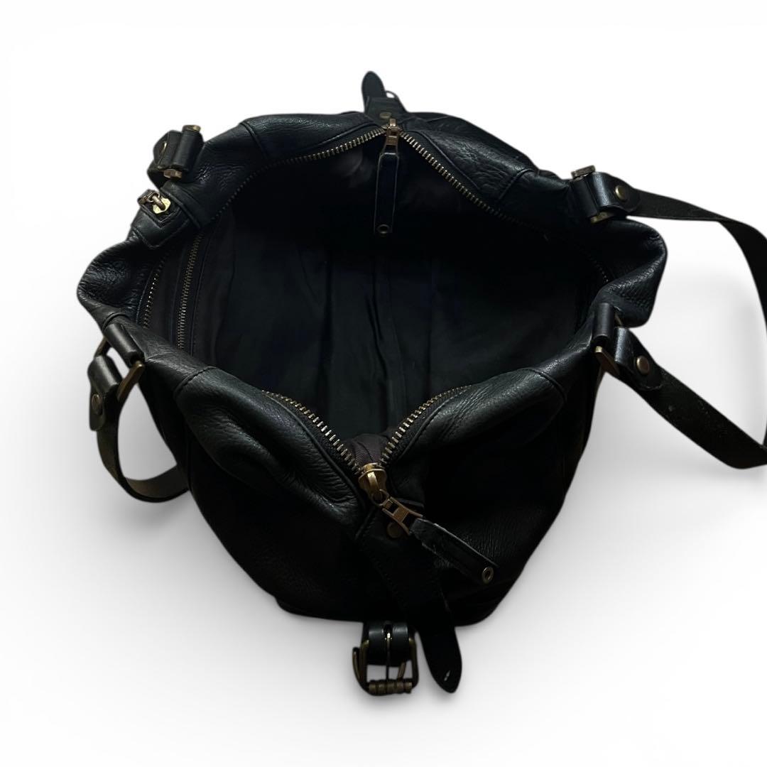 90s real leather shoulder bag 本革 Archive