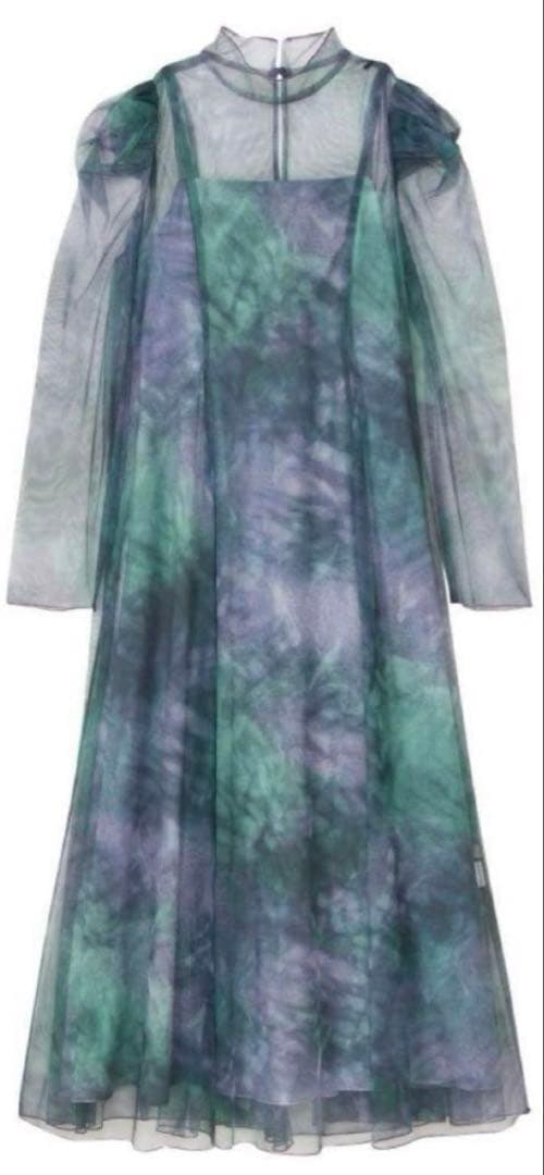 COCODEALアートプリントレイヤー2ピースワンピース サイズ1 美品✨