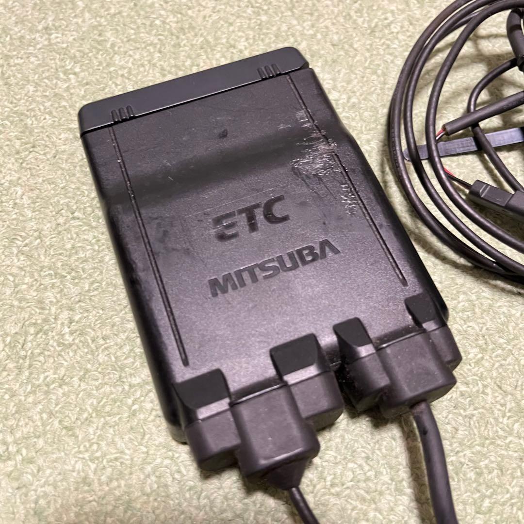 【動作◎】二輪車用ETC車載器　アンテナ分離型　MITSUBA　MSC-BE51