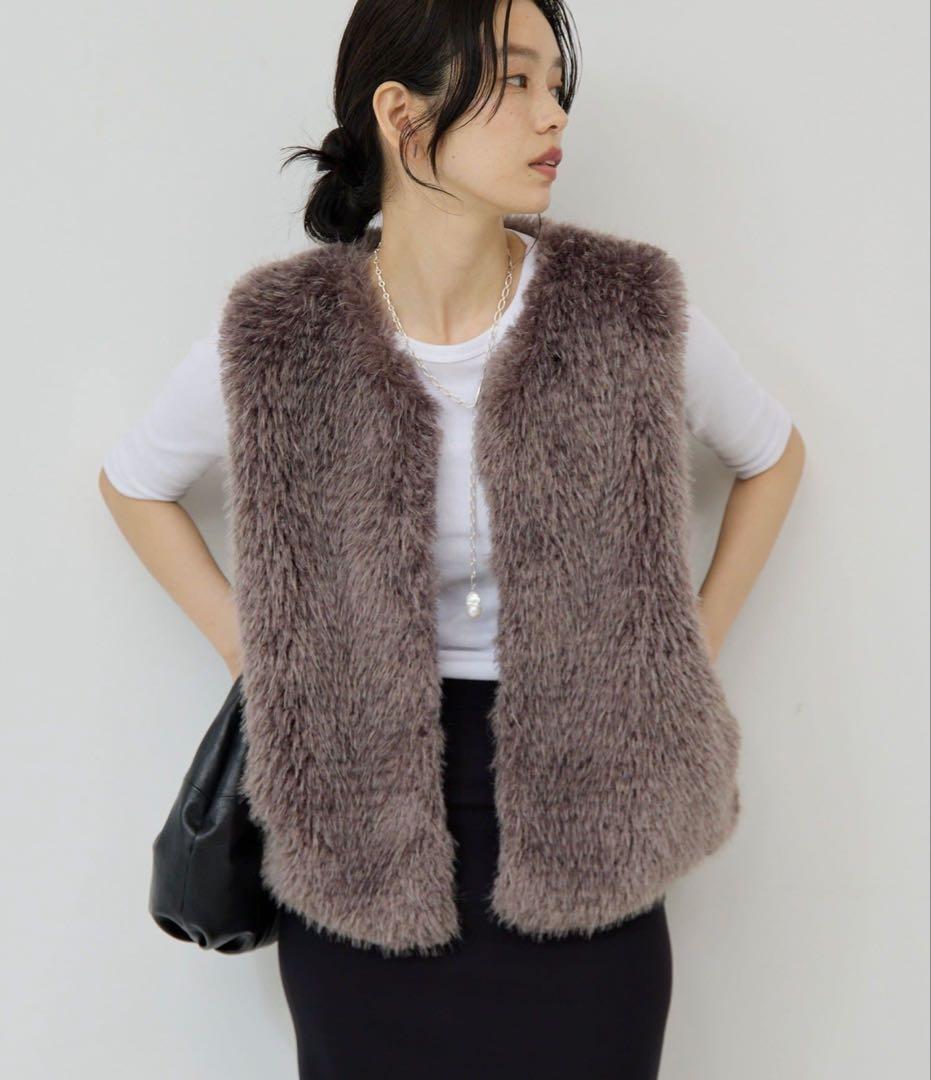 値下げ依頼の方専用 ガリャルダガランテ フェイクカシミヤベスト 新品タグ付き