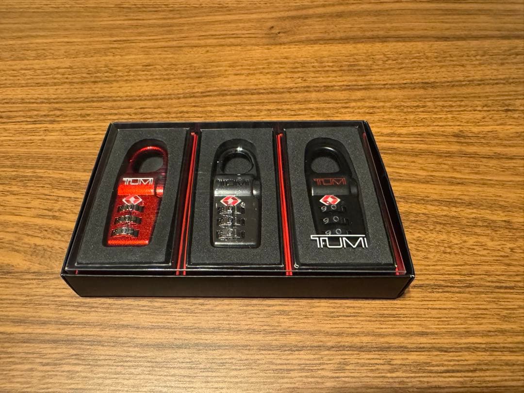 【新品未使用品】TUMI TSAロック3個セット