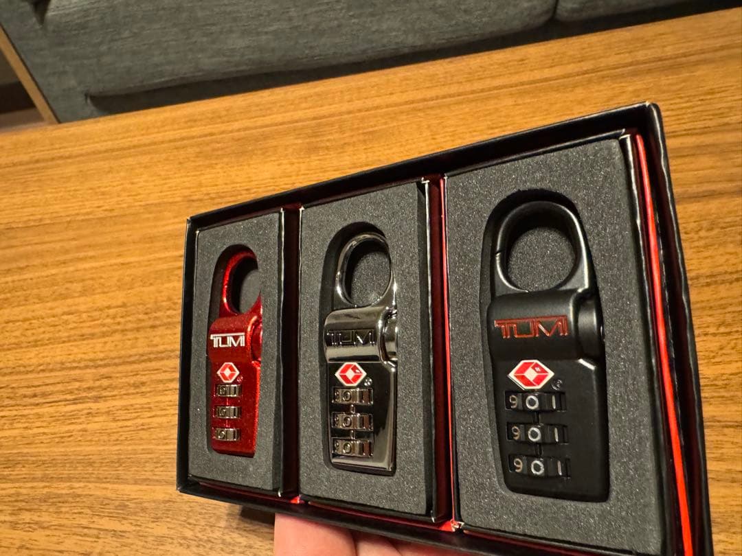 【新品未使用品】TUMI TSAロック3個セット