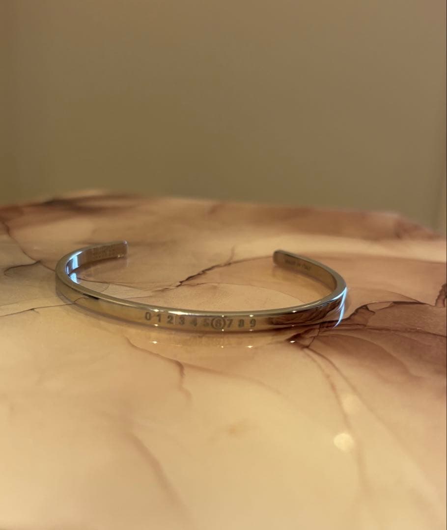 MM6 Maison Margielaシルバーバングル