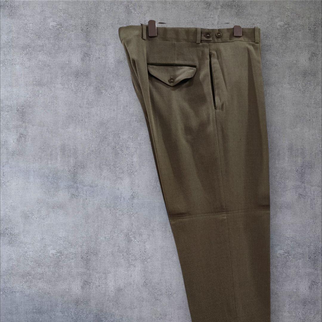 ARNYS PARISオリーブ色 ダブルボタン スラックス