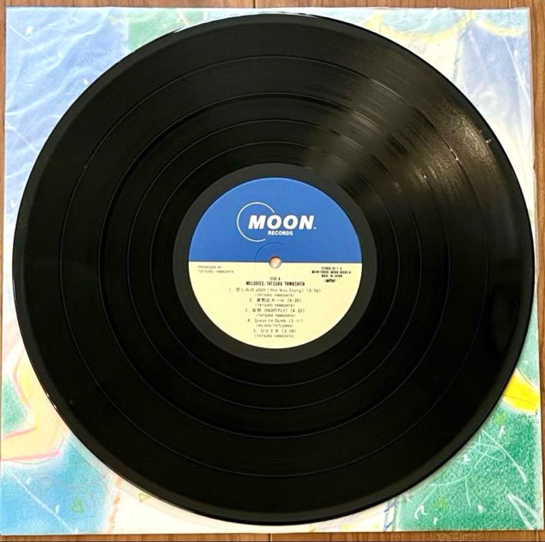 希少ジャケ 山下達郎 Melodies メロディーズ LP レコード 鈴木英人