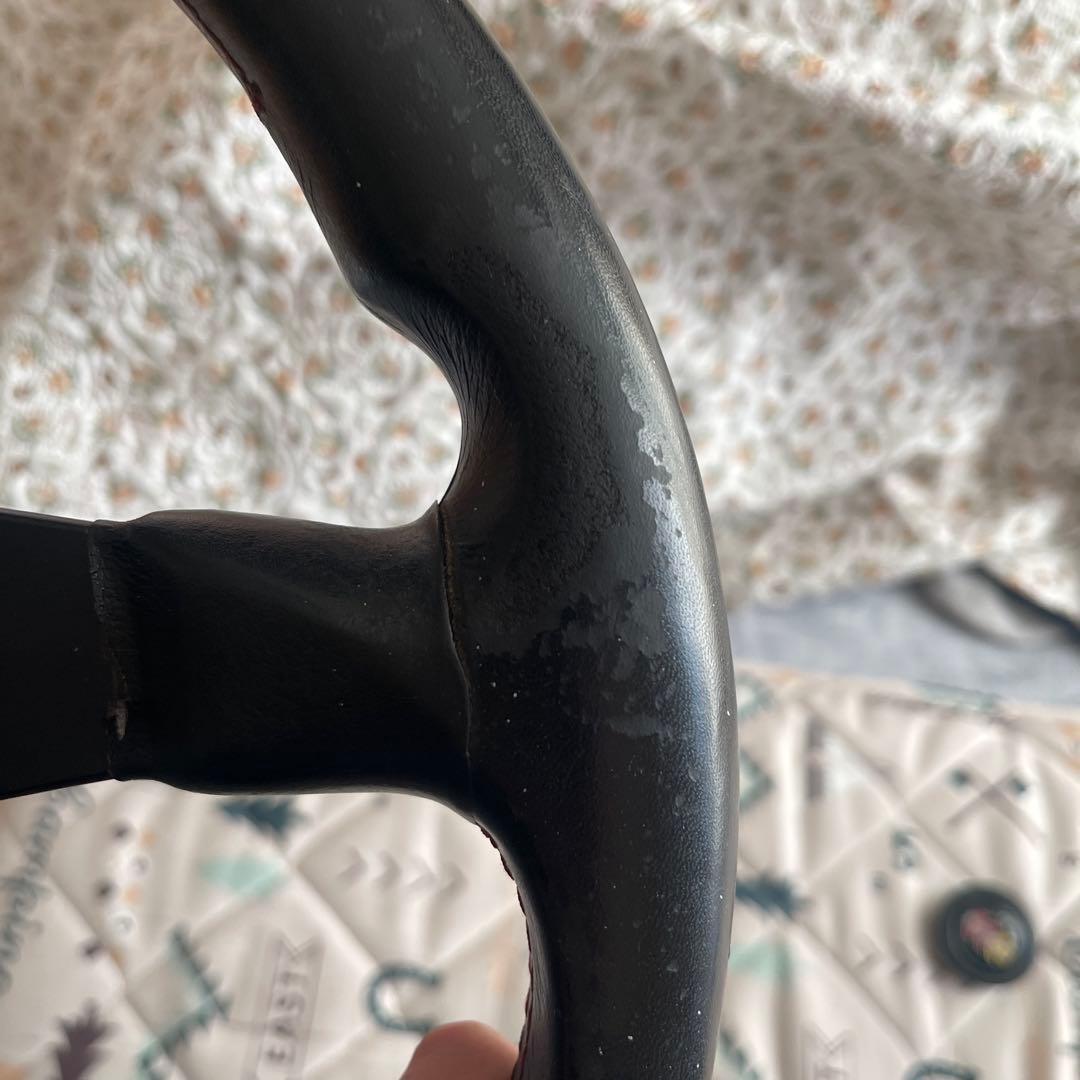 momo コルセ ステアリング 当時物 3本スポーク 黒