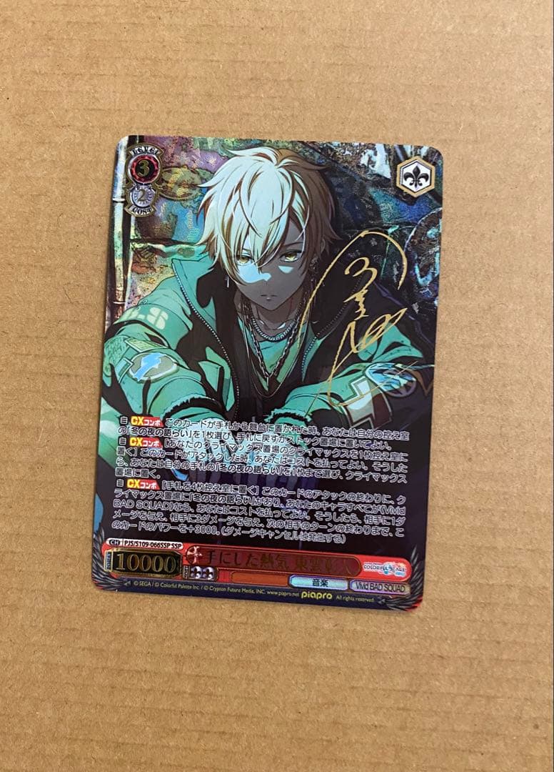 手にした熱気 東雲彰人 SSP