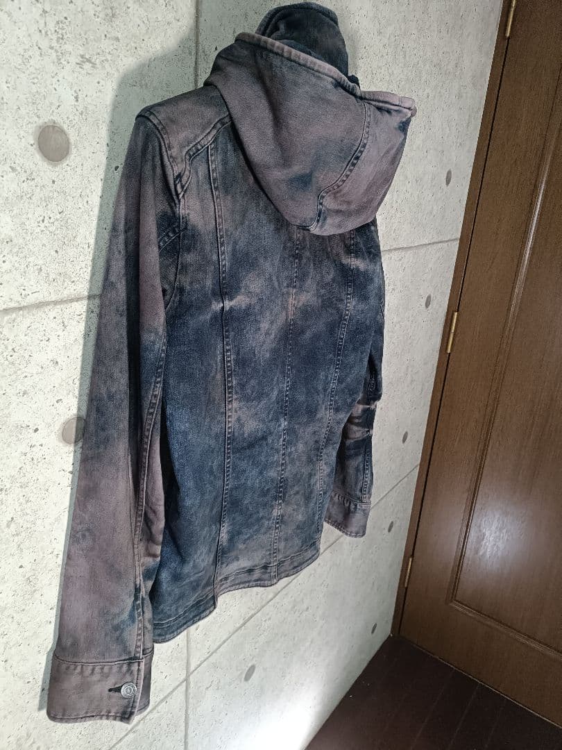 JULIUS好きな方に！ グラデーション ストレッチデニムジャケット 未使用品