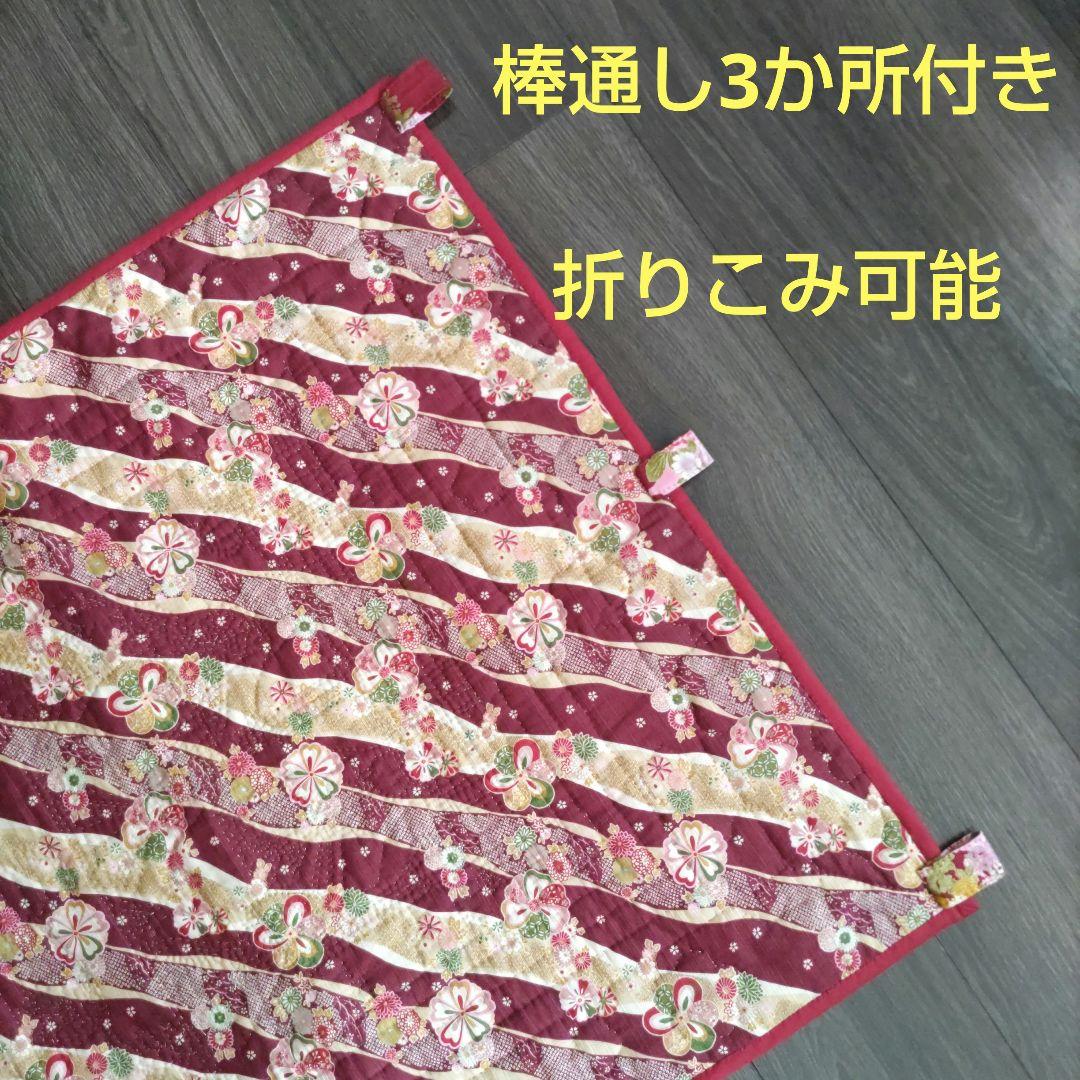 ❣️お雛様パネルレッド系（パッチワークキルトタペストリー❣️ ハンドメイド