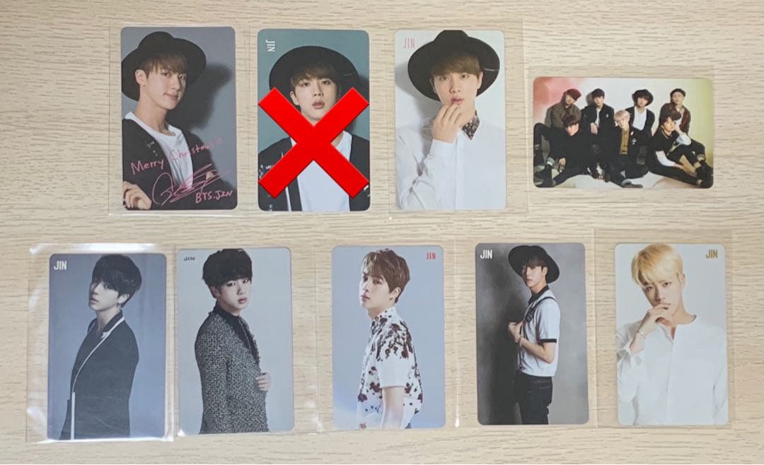 防弾少年団 BTS 公式 ジン JIN トレカセット