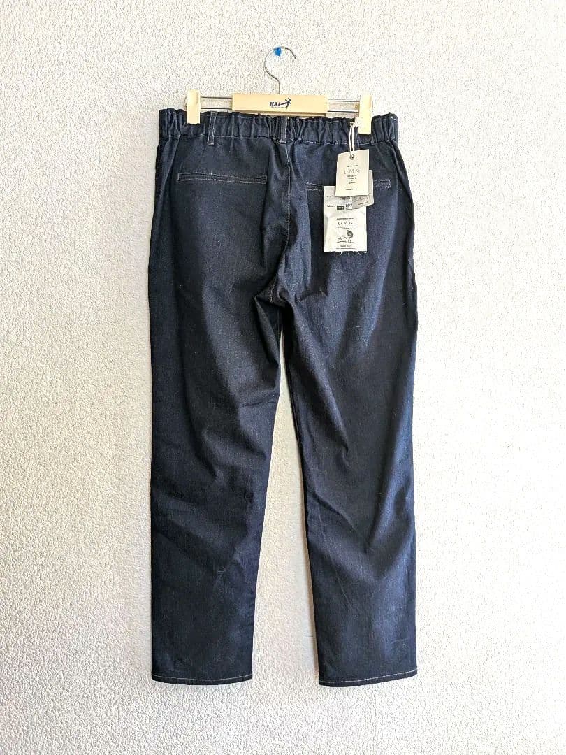 【新品/未使用】D.M.G. 新品 ダークブルーカジュアルパンツ　日本製