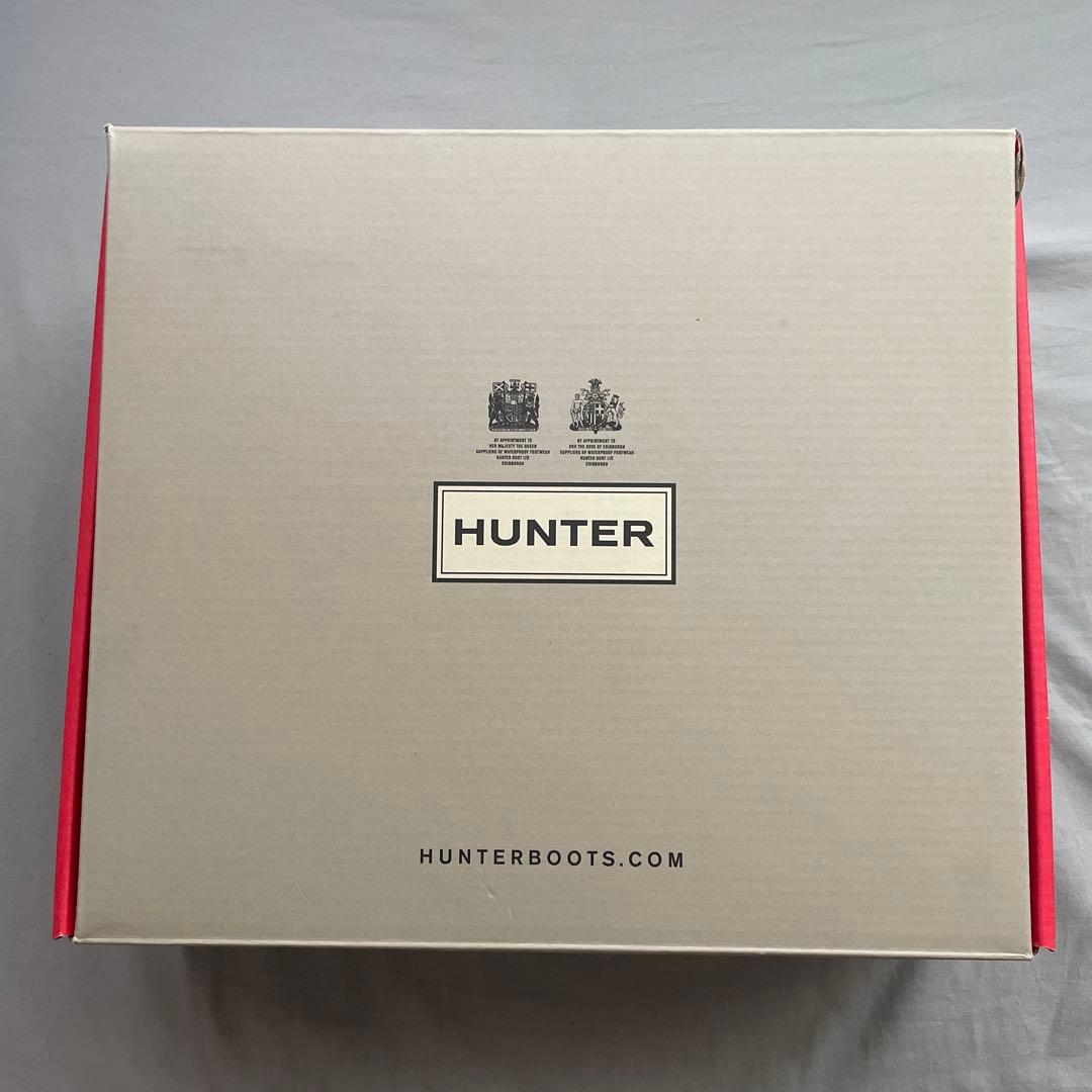 HUNTER ブラック バイカーグロス レインブーツ UK5 未使用品