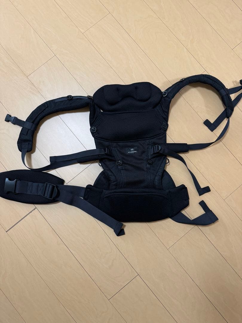 美品！エールべべ メッシュ 多機能抱っこひも