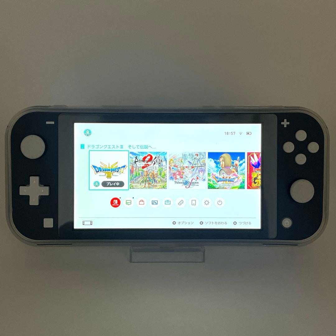 【極美品】Nintendo Switch Lite 2023年 グレー ケース付