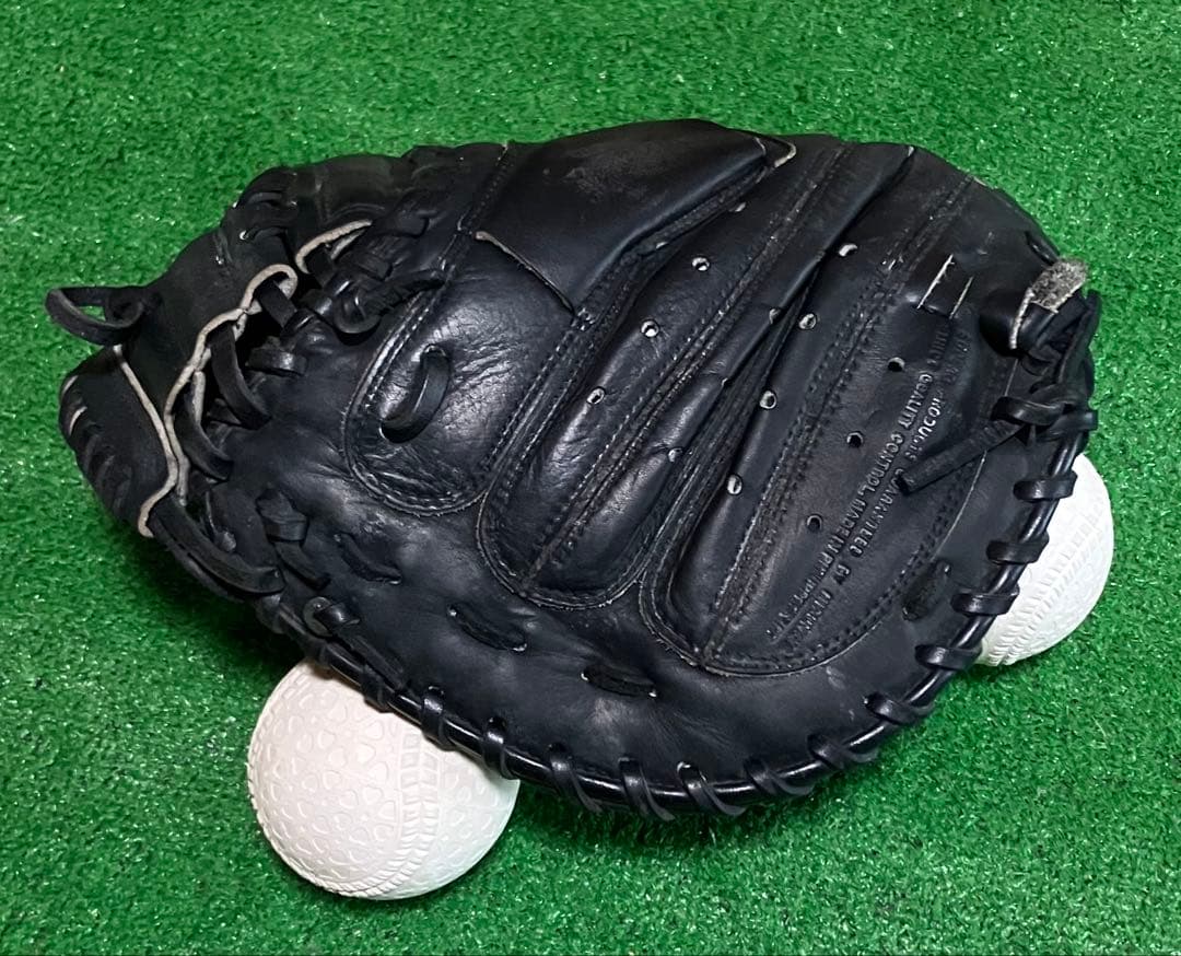 一般 軟式野球 キャッチャーミット ミズノ MIZUNO ブラック 大人サイズ