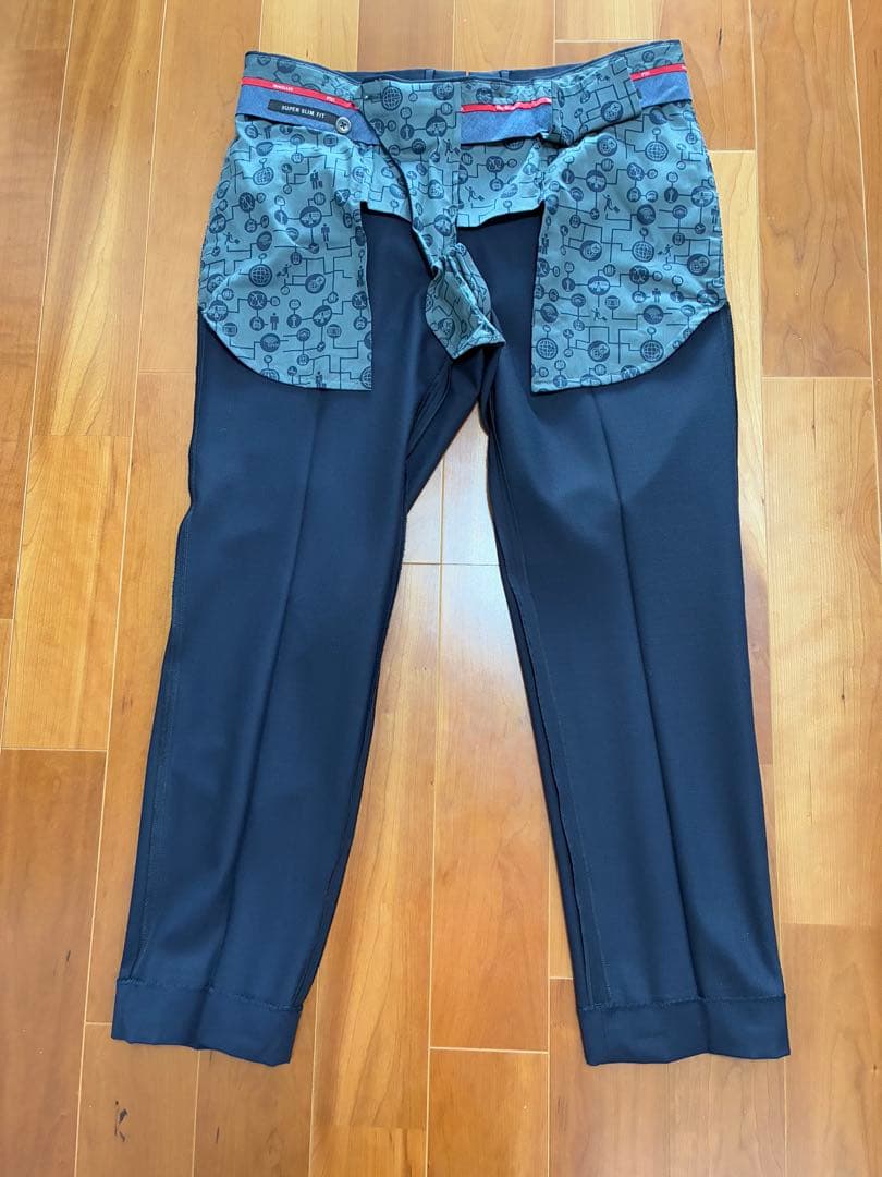 【未使用裾上げ品】PT01 TRAVELLER Navy Slacks 50