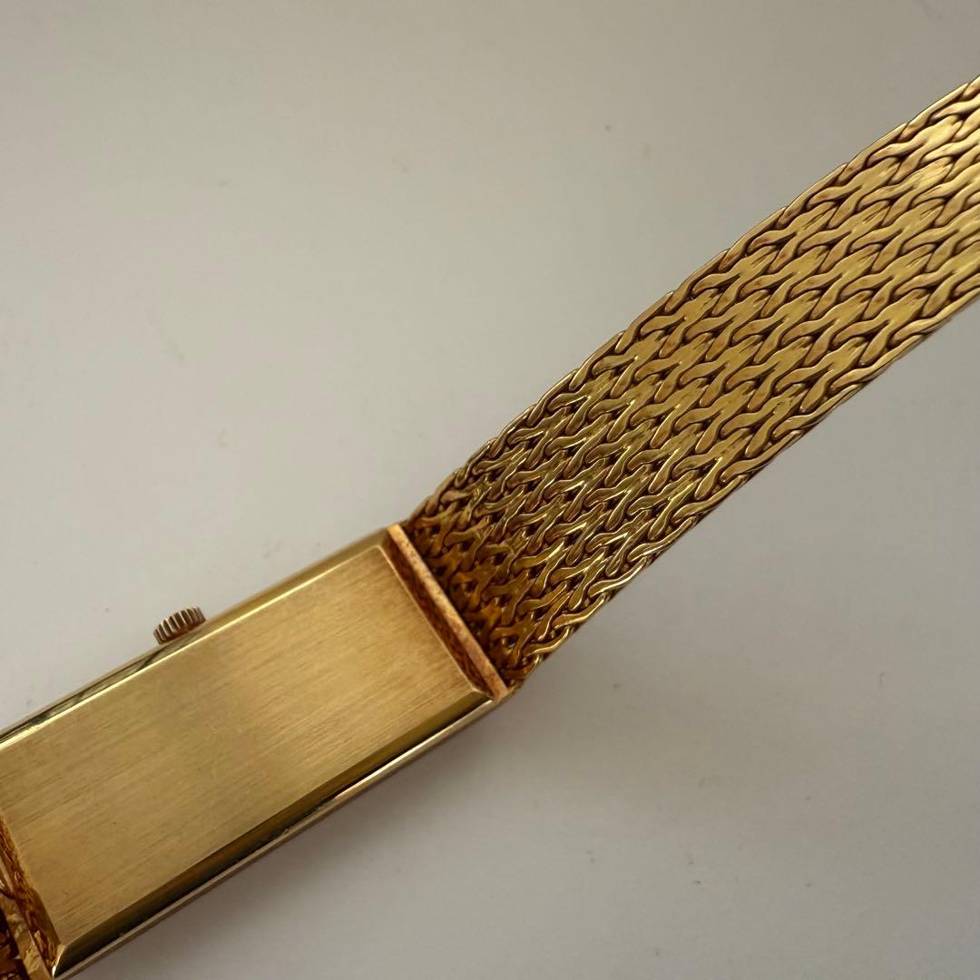 専用金無垢オメガ手巻き腕時計　750 k18 刻印あり　スタイリッシュなデザイン