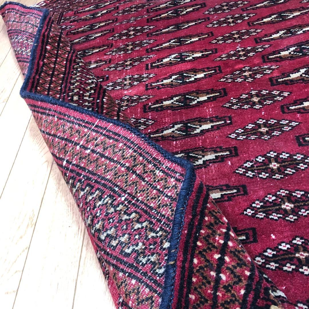 ペルシャ絨毯 ヴィンテージラグ 145×103cm 手織り オールドpersia