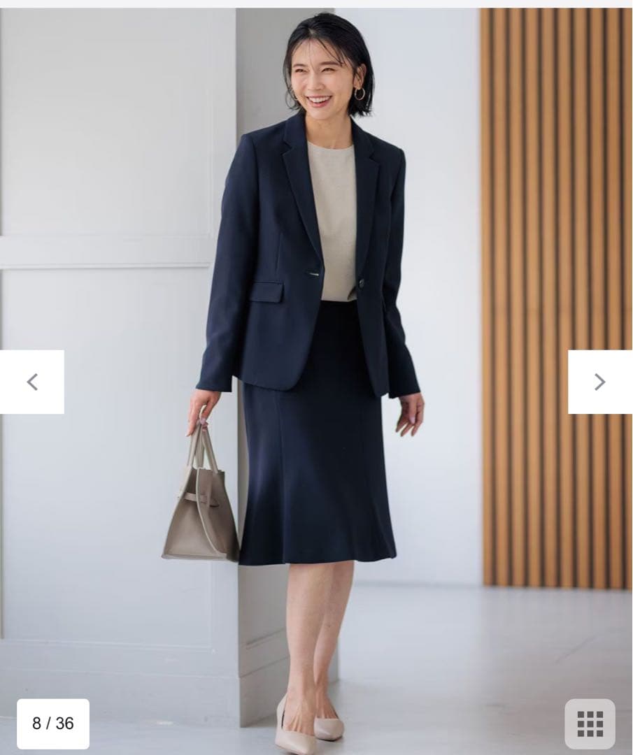 新品、未使用　23区　スーツ　上下　黒　フォーマル　レディーススーツ