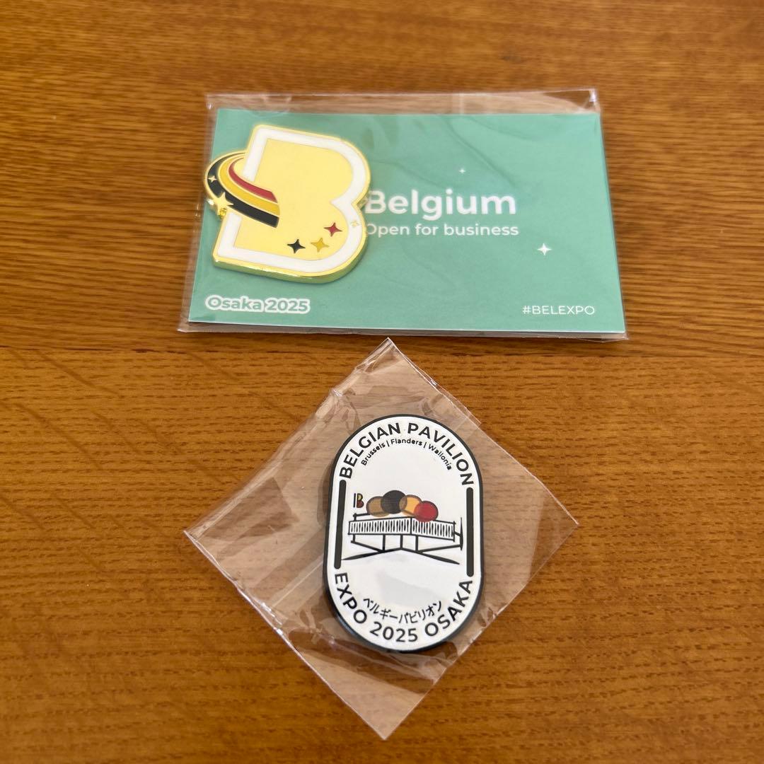 ベルギーパビリオン　マグネットバッジ