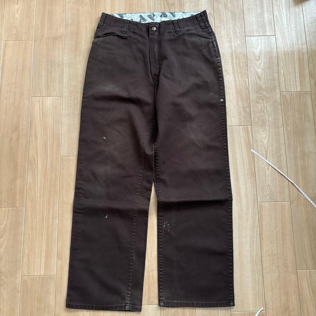 90s usa製 ben davis フリスコ ワークパンツ ブラウン 茶色