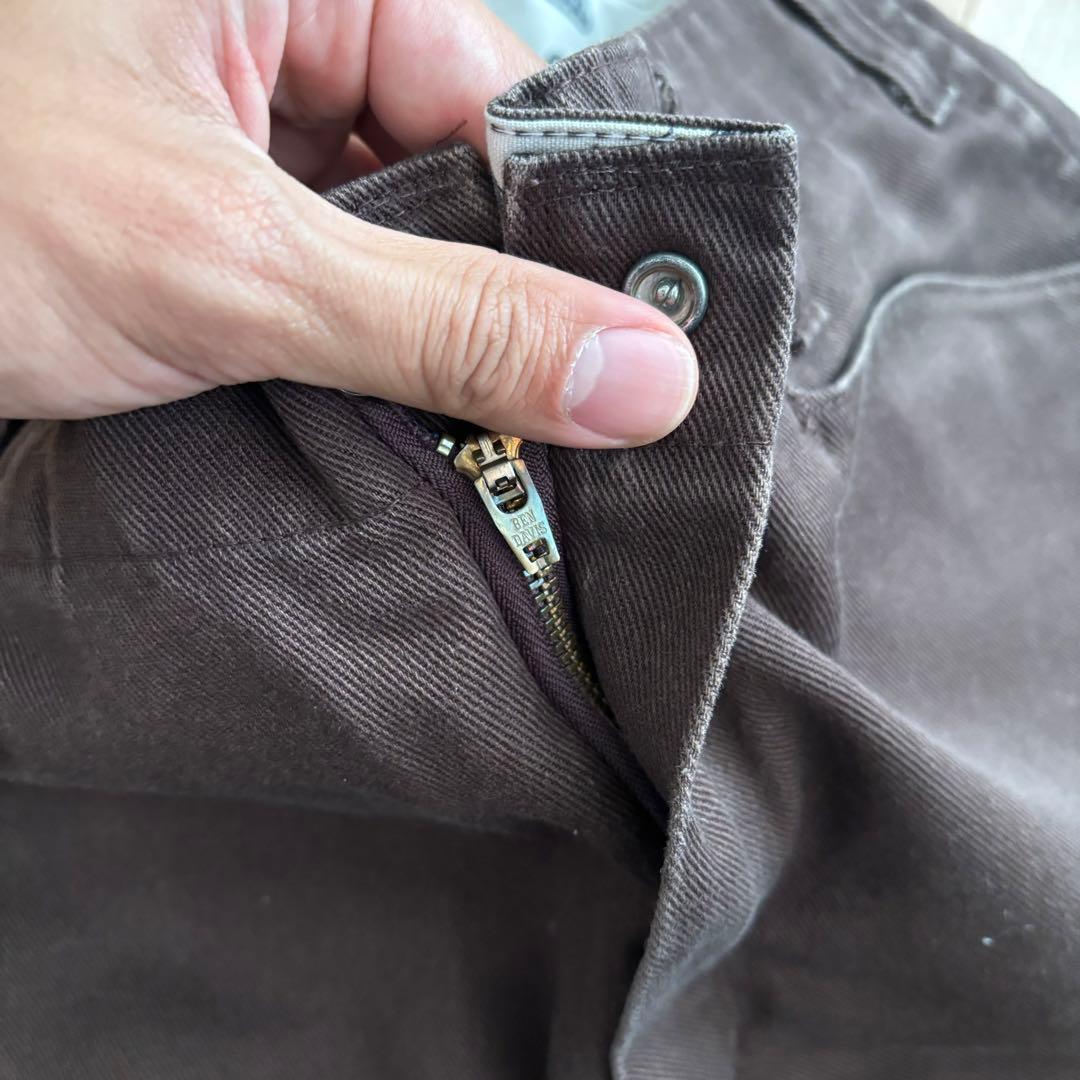 90s usa製 ben davis フリスコ ワークパンツ ブラウン 茶色