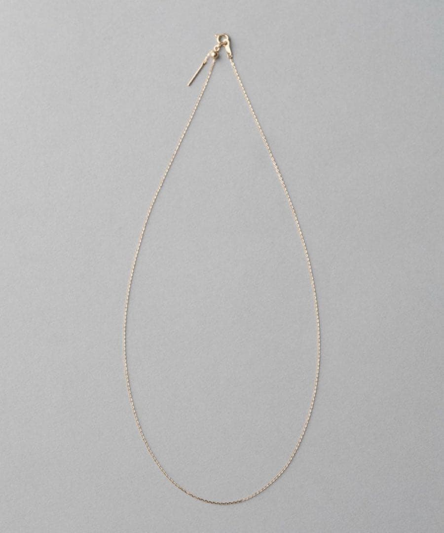 ete K18YG ミラーカットチェーン ネックレス イエローゴールド