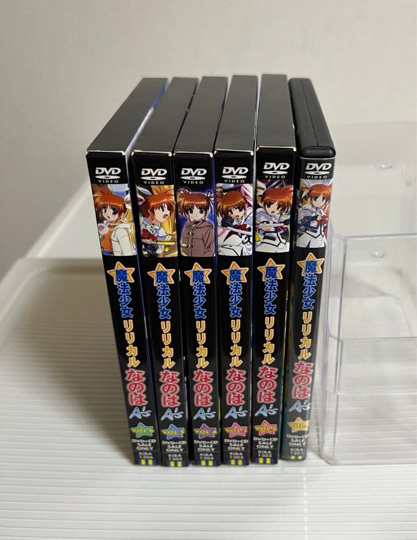 魔法少女リリカルなのはdvd、A's Vol.1〜6 初回限定版もあり