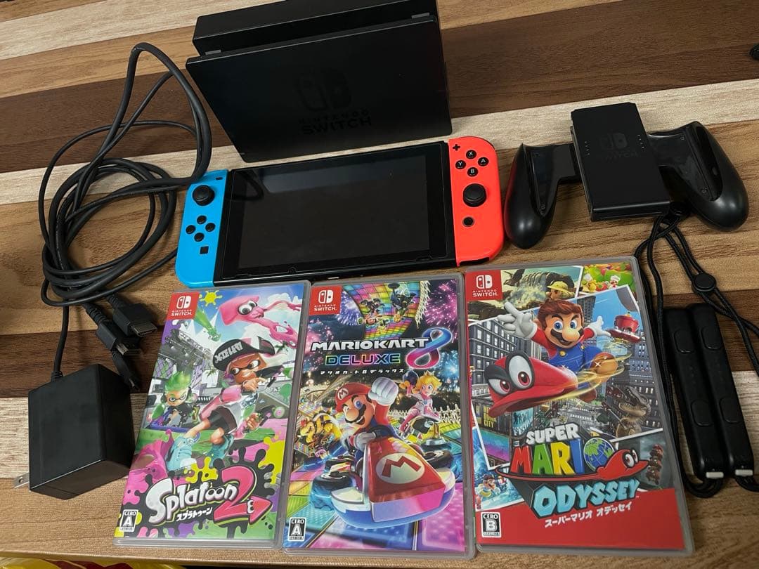 Nintendo Switch 本体 + ゲーム3本セット