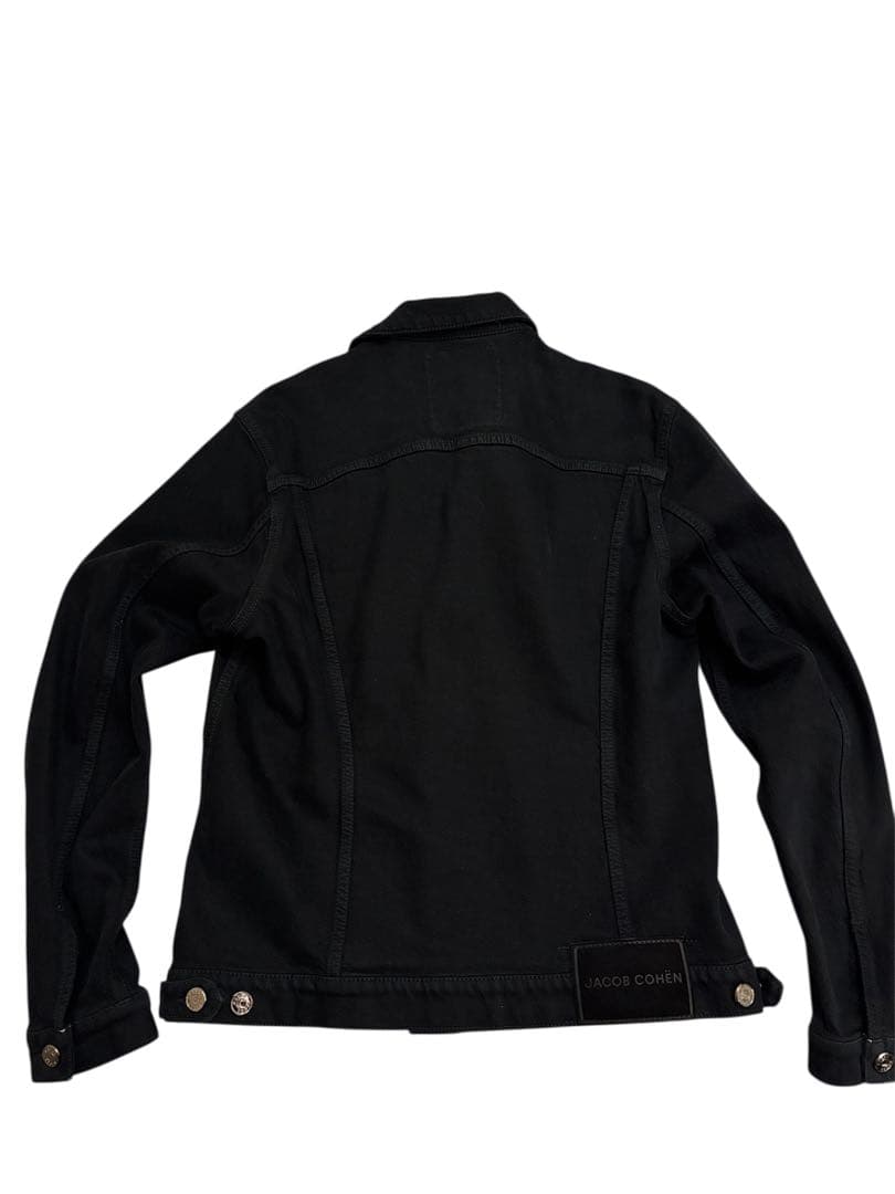 JACOB COHEN ブラックデニムジャケット　定価約9.8万円