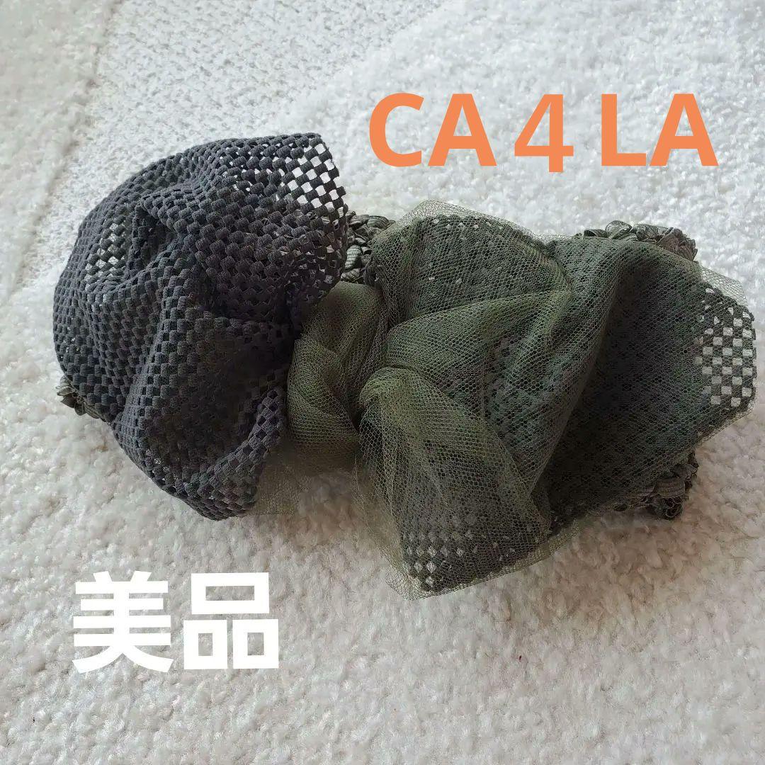 美品　CA４LA　カシラ　ヘアバンド　カーキ　カジュアル