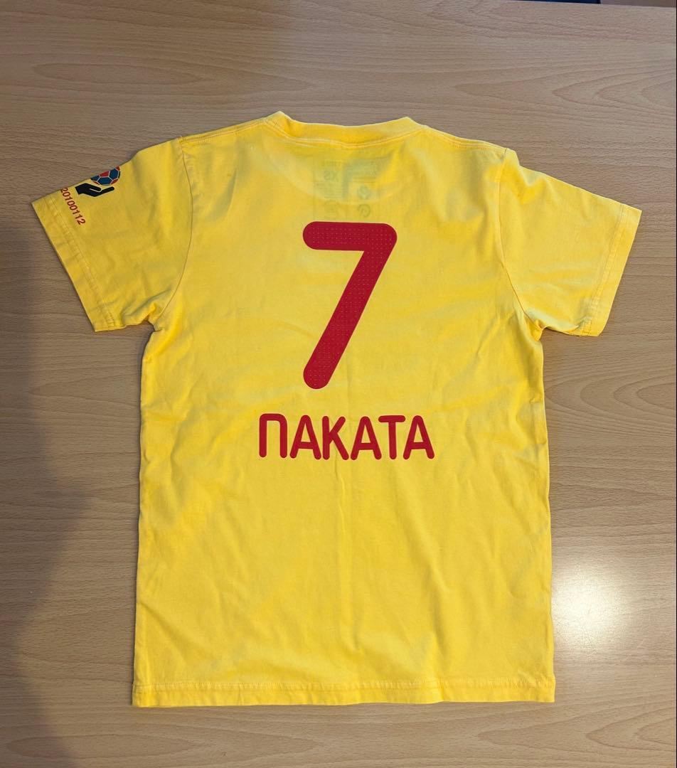 中田英寿　直筆サイン入り　ジュニアTシャツ Take Action